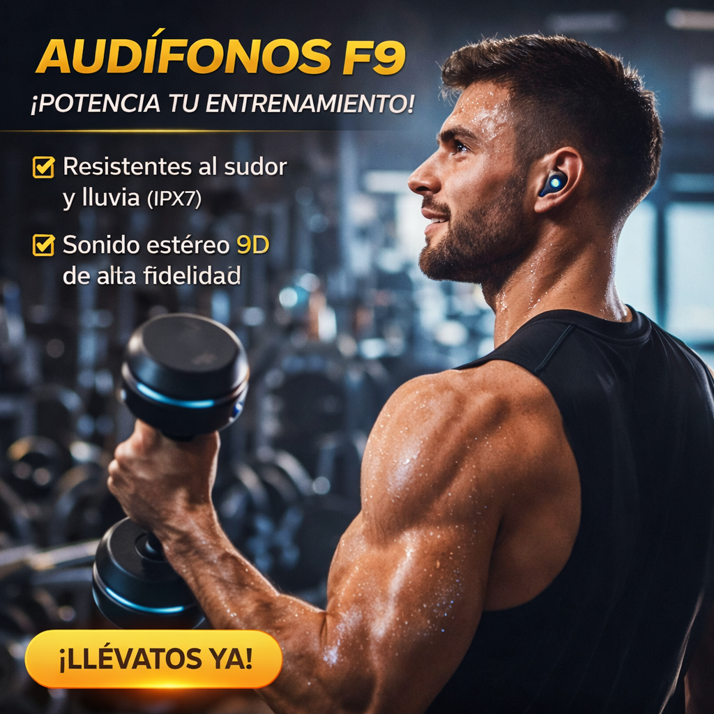Audifonos Inalambricos F9 bluetooth