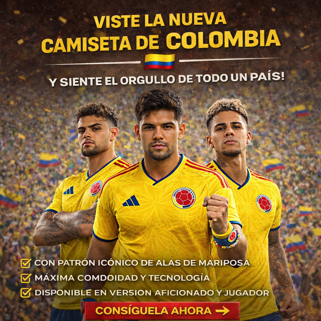 CAMISETA COLOMBIA MUNDIAL 2026